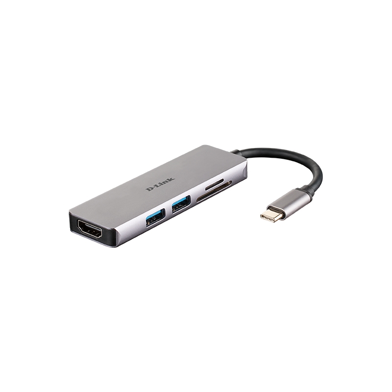 D-Link Dub-M530 Hub Hdmi/2Usb 3.0/Usb-C/Sd/Microsd