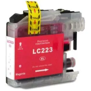 Brother LC223/LC221 Cartucho de Tinta Magenta Genérico - Reemplaza LC223M/LC221M