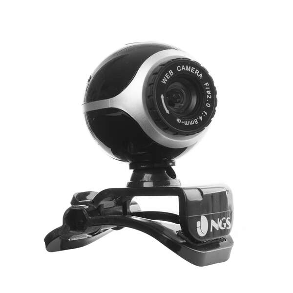 Ngs Xpresscam 300 Webcam 8Mp - Microfono Integrado - Usb, Jack 3.5Mm