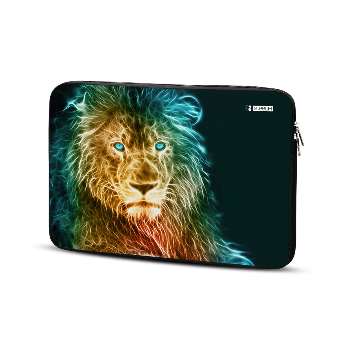 Subblim Funda Trendy de Neopreno para Portátil de 15,6" - Resistente a Golpes y Caídas - Color Lion