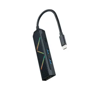 Nanocable Hub USB-C 4 En 1 con USB-A y HDMI