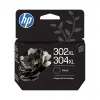 HP Cartucho de Tinta Negro Original 302XL/304XL - B7RT9AE/F6U68AE/N9K08AE
