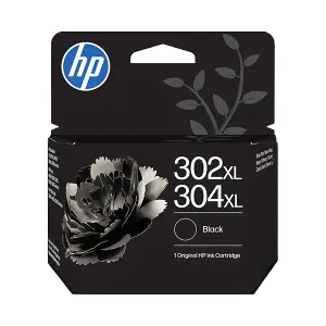 HP Cartucho de Tinta Negro Original 302XL/304XL - B7RT9AE/F6U68AE/N9K08AE