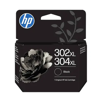 HP Cartucho de Tinta Negro Original 302XL/304XL - B7RT9AE/F6U68AE/N9K08AE