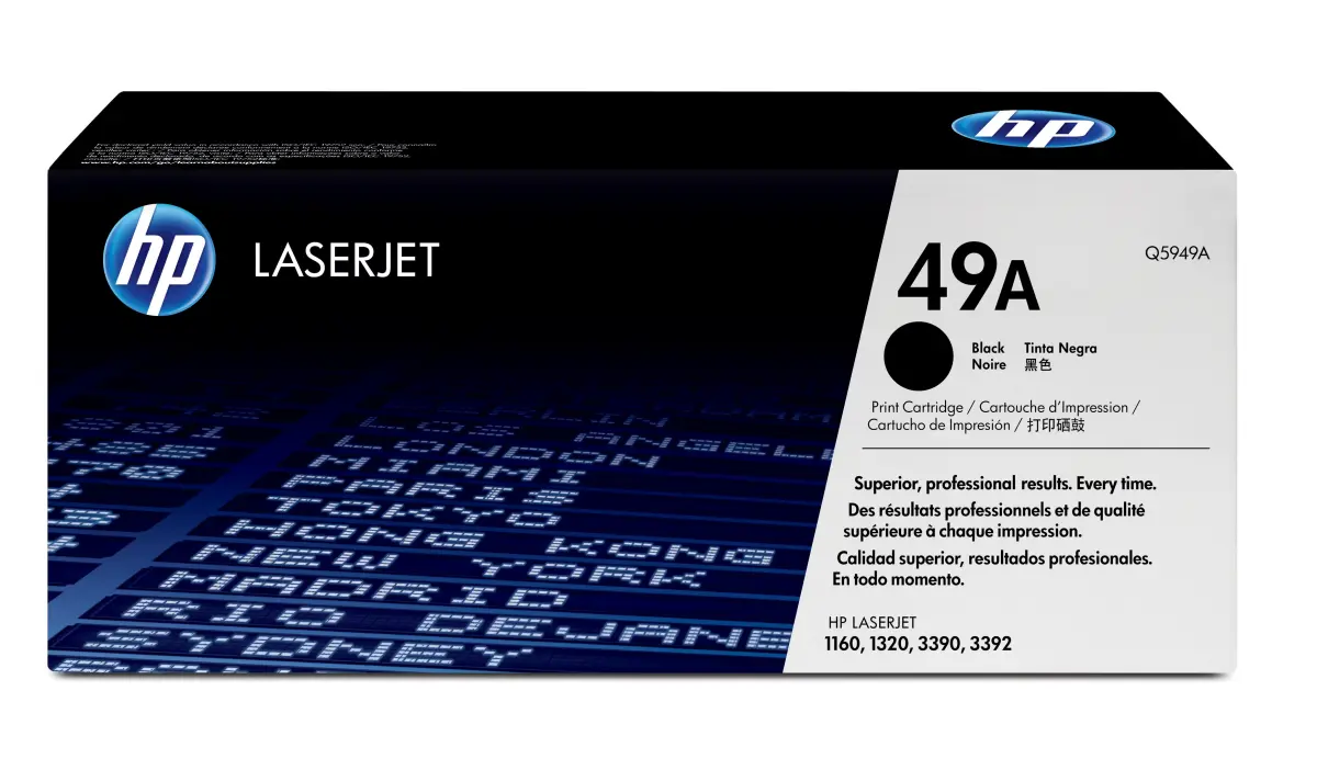 HP Toner Negro LaserJet 49A Compatible con 1160, 1320, 3390, LBP 3300, CRG 708
