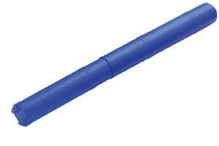 Faibo Tubo Portaplanos De Plástico Extensible 40 A 75 Cm Sin Bandolera Azul
