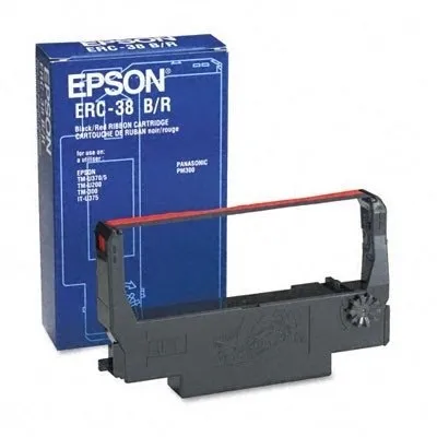 Epson Cinta ERC-38BR Negro/Rojo para Impresoras TM-U200 y TM-U300