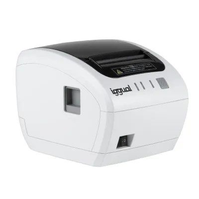 iggual Impresora Térmica TP EASY 80W USB + RJ11 Blanca