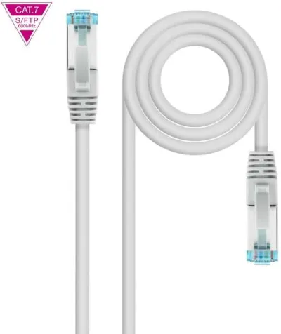 Nanocable Cable de Red Cat.7 600Mhz LSZH S/FTP PIMF AWG26 0.30m