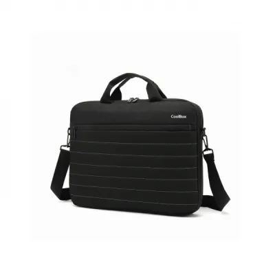 Coolbox Maletín Para Portátil 15.6" Acolchado - 2 Compartimentos - Negro