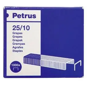 Petrus Grapas Strong 25/10 Galvanizadas Caja 1000 Unidades