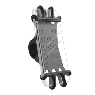 Hama Soporte Flexible para Bicicleta de Smartphone - Silicona - Universal - Negro