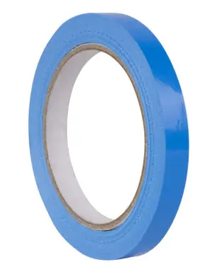 Apli Cinta Adhesiva PVC 12mm x 66m Resistente al Agua Color Azul para Manualidades y Embalaje