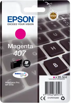 Epson 407 Magenta Cartucho de Tinta Genérico Reemplazo C13T07U340