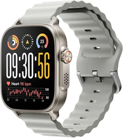 Realme Watch 5 Smartwatch 1,97" AMOLED - IP68 - Hasta 16 Días - Cuerpo Aluminio - NFC - Plata