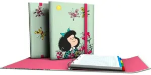 Grafoplás Carpeplús Anillas 4D 25mm Recambio 100H 5x5 Forrado Mafalda Primavera