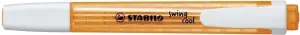 Stabilo Swing Cool Marcador Fluorescente Naranja - Cuerpo Plano - Punta Biselada - Trazo 1-4mm - Tinta a Base de Agua - Antisecado