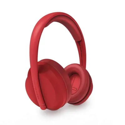 Energy Sistem Hoshi Red Eco Bluetooth Headset - Gravity BT 5.3, 40mm Drivers, Diadema Ultraresistente, Micrófono Integrado