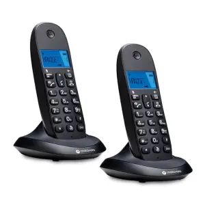 Motorola C1002 CB+ Teléfono DECT Negro Duo