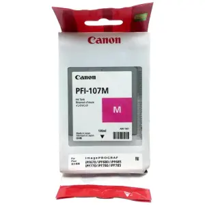 Canon PFI107 Magenta Cartucho de Tinta Original PFI107M/6707B001