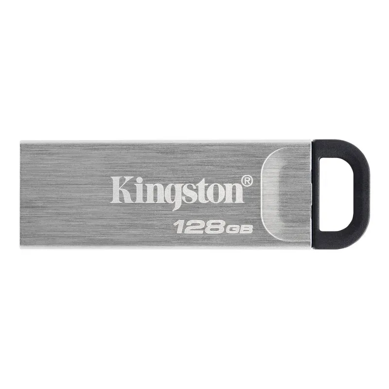 Kingston DataTraveler Kyson 128GB USB 3.2 Gen 1 Pendrive Metálico Plata 200 MB/s