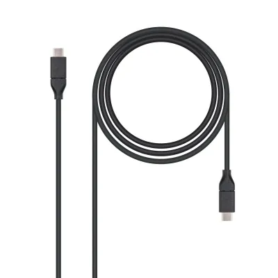 Nanocable Cable USB 3.1 Gen 2 10Gbps USB-C A USB-C 1M