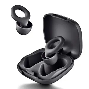 NGS Tapones Silicona Funda Negro para Auriculares