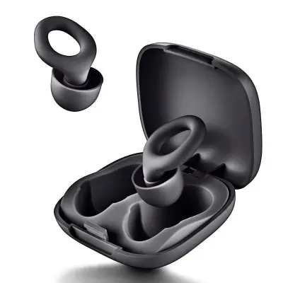 NGS Tapones Silicona Funda Negro para Auriculares