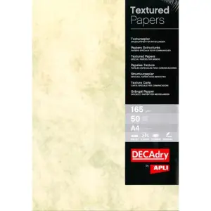 APLI PAPEL TEXTURA MÁRMOL A4 165GR PACK 50H MARRÓN