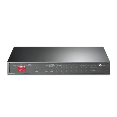 Switch Semigestionable Tp-Link Sg1210Mp 9P De Los Cuales 8P Giga Poe/Poe+ 1P Giga Sfp Rj45 Alimentacion Poe 123W Rack 19" 1U