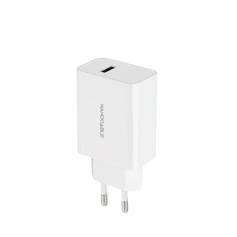 Nanocable Cargador 1 X Usb 5V-2.1A Blanco