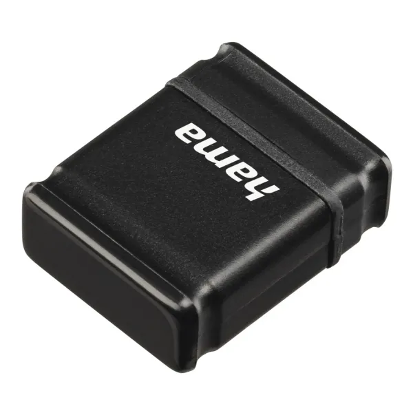 Hama Smartly Pendrive USB 2.0 16GB - 10Mb/s - Negro - 21x15x6.5mm