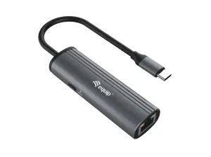 ADAPTADOR USB-C EQUIP 133486 con PD 100W y RJ45