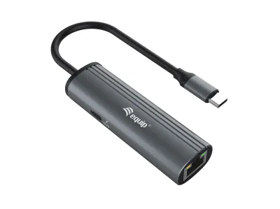 Equip Adaptador USB-C 100W con Power Delivery y RJ45