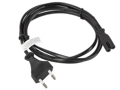 Lanberg C7 Acoplador CEE7/16 Cable De Transmisión Negro 1,8 M