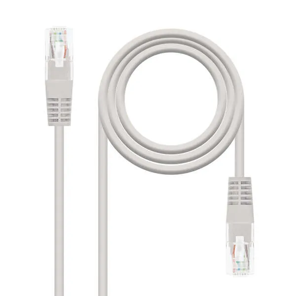 Nanocable Cable De Red Latiguillo Rj45 Cat.6 Utp Awg24 0.30M - Color Gris