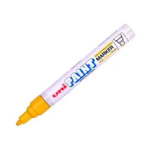 Uni-ball PX-20 Marcador de Pintura Amarillo - Punta Acrílica 2.2-2.8mm