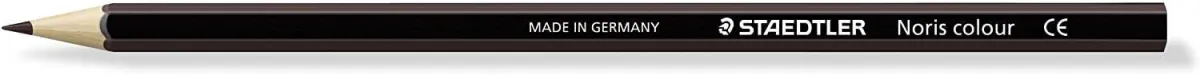 Staedtler Noris Colour 185 Lapiz Hexagonal De Color - Resistencia A La Rotura - Material Wopex - Color Marron