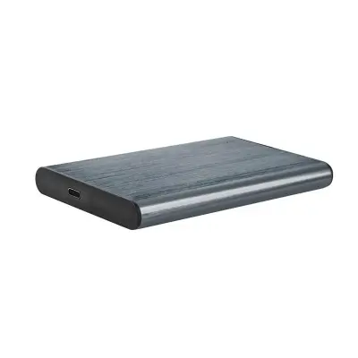 Gembird Caja USB 3.1 2.5'' USB-C Aluminio Cepillado Gris