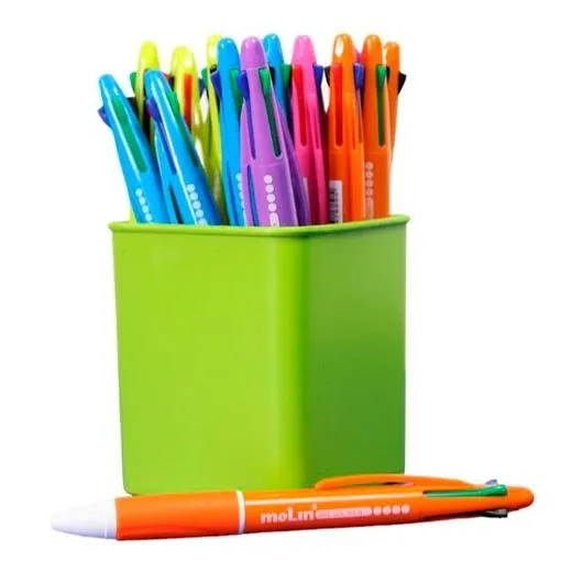 Molin Bolígrafo 4 Colores En 1 C/Surtidos Bote Expositor 25 Ud