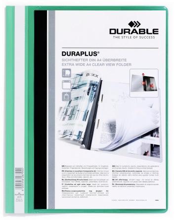 Durable Carpeta De Presentación Dossier Fástener Duraplus A4 Verde -25 Ud-