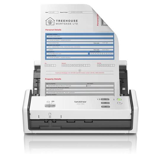 Brother Escaner Sobremesa Doble Cara Adf Tarjeta Usb Ads-1300