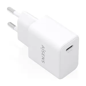 Aisens Cargador Gan 20W USB-C PD 3.0 Color Blanco