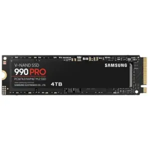 Samsung 990 PRO 4TB M.2 NVMe SSD PCIe 4.0 - Lectura 7450MB/s, Escritura 6900MB/s