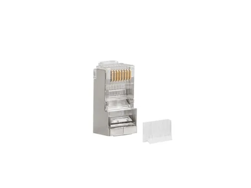 Lanberg PLS-6020 Conector RJ-45 Acero Inoxidable Transparente
