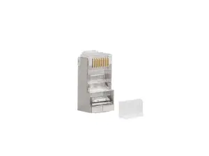 Lanberg PLS-6020 Conector RJ-45 Acero Inoxidable Transparente