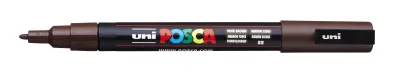 Posca Marcador PC-3M Punta Cónica 0,9 - 1,3 mm Marrón Oscuro