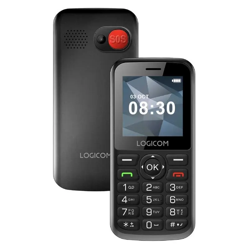 Logicom Posh S85 Móvil Básico 4G 2.51" Dual SIM Negro