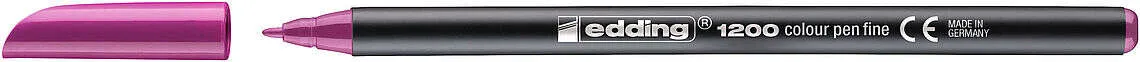 Edding Rotulador 1200 Punta Fina Magenta