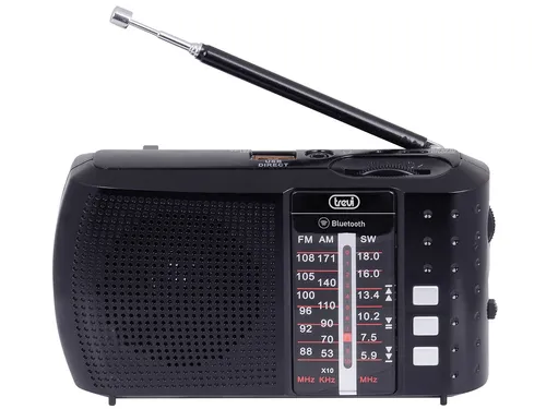 TREVI 0RA7F2000 Radio Portátil Analógico y Digital Negro